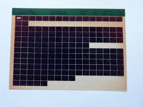 Microfiche moto honda - microfiche,