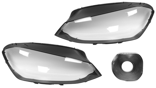 Vetro faro golf - vw, 7