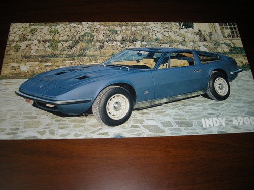 Maserati brochure originale - brochure, "