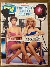 TV Sorrisi e Canzoni 1986 *51 LORELLA Cuccarini ALESSANDRA Martines