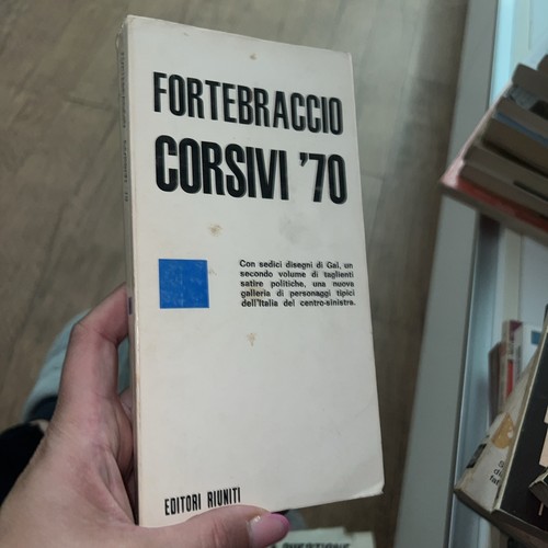 Fortebraccio corsivi 1971 - corsivi, '70