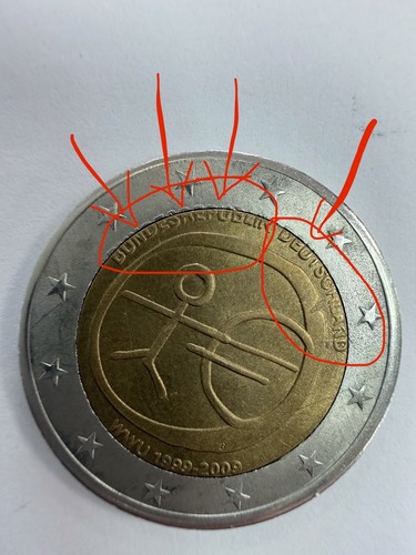 Moneta euro wwu 1999 - euro,