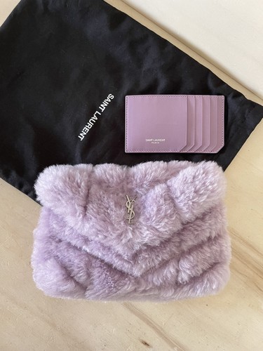 Saint laurent puffer pouch - saint,