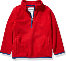 Giacca Invernale Modello Pullover Con Zip Corta in Pile Bambini E Ragazzi