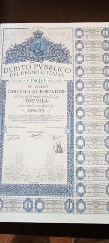 Debito pubblico del regno - pubblico,