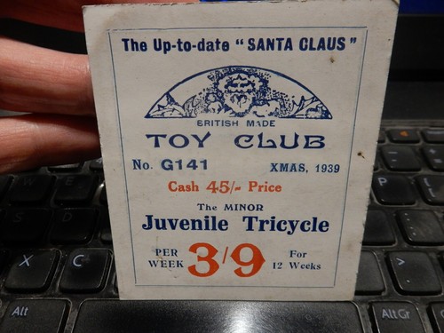 Juvenile tricycle 1939 - ,