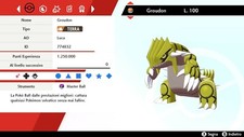 Groudon Ultra Shiny 6 IV BR +