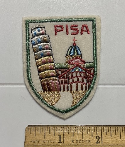 Distintivo toppa pisa torre - toppa,