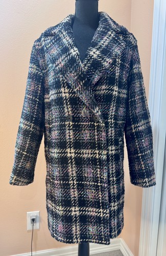 Cappotto desigual nero neon - nero,