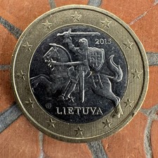 Moneta da 1 euro Lituania 2015