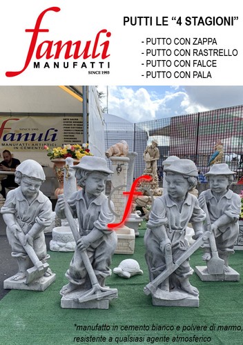 Statue putti quattro - le,