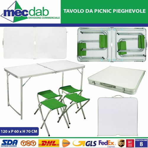 Tavolo picnic richiudibile - picnic,