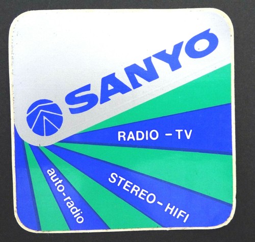 Adesivo pubblicitario sanyo - adesivo,