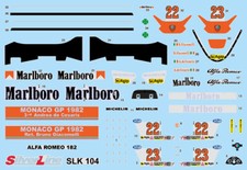 decal x  ALFA ROMEO 182 F1 GP