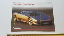 Lamborghini Diablo - Diablo VT depliant originale auto INGLESE factory brochure