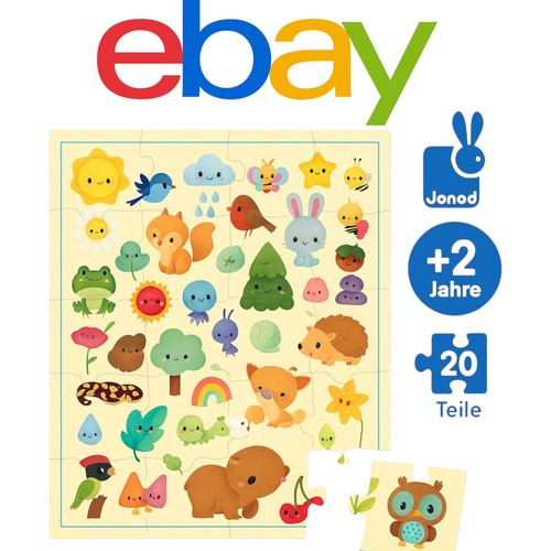 Puzzle per bambini - puzzle, janod