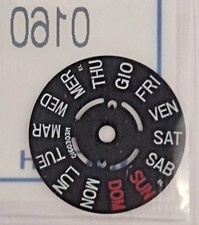 Genuine Seiko DayDisc English-Italian SKX779 Monster Crown 4H Part 0160303