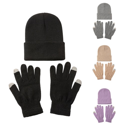 Set cappello guanti uomo - set, da