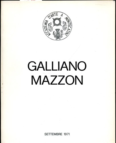 Galliano mazzon catalogo - galliano,