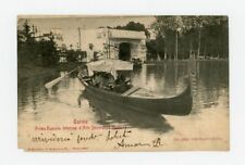 Torino 1902 Prima Esposizione d'Arte Decorativa Gondola Cartolina Viaggiata