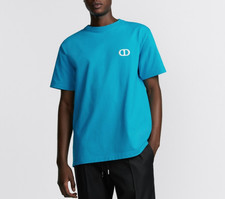 DIOR - T-Shirt - Blu Cotone
