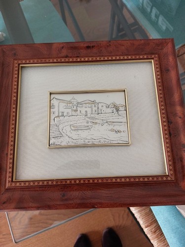 Quadro con bassorilievo in - con,
