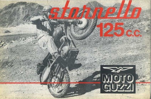 Depliant brochure moto guzzi - moto,