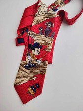 CRAVATTA LOGO TOPOLINO CARTONI ANIMATI VINTAGE COLLEZIONE KRAWATTE