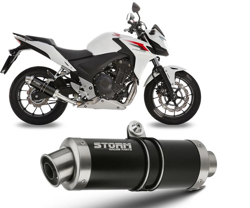 Scarico storm mivv nero - by,