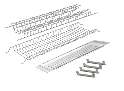 Scolapiatti acciaio inox con - scolapiatti,