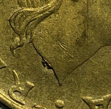 Repubblica ITALIANA 200 Lire 1995 SPL PERIZIATA 1/2 LUNA SOTTO il COLLO