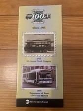 NYC TRANSIT BROCHURE AUTOBUS