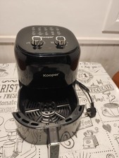 friggitrice ad aria 6 litri colore nero cestello estraibile antiaderente 