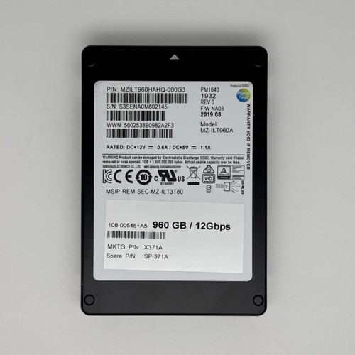 Samsung pm1643 960gb - pm1643, sas