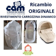 Rivestimento Carrozzina Cam Ricambio Bianco per Dinamico Rover, Smart e Techno