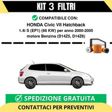 Kit 3 Filtri Tagliando per