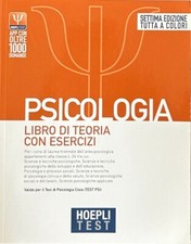 PSICOLOGIA n.2 volumi HOEPLI TEST teoria,esercizi e 4000 quiz