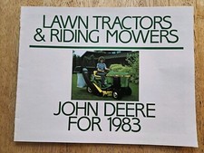 John Deere Mowers For 1983