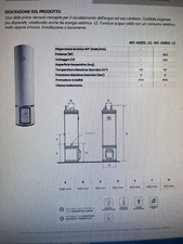 Alberti Legna Elettrico 80L Scaldabagno - Bianco