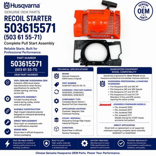 Avviamento rinculo husqvarna - a,
