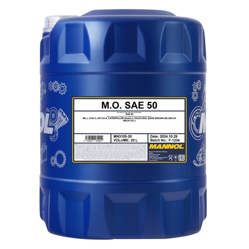 Mannol sae 50 olio motore - m.o.,