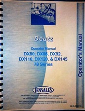 Deutz DX Manuale Operatori