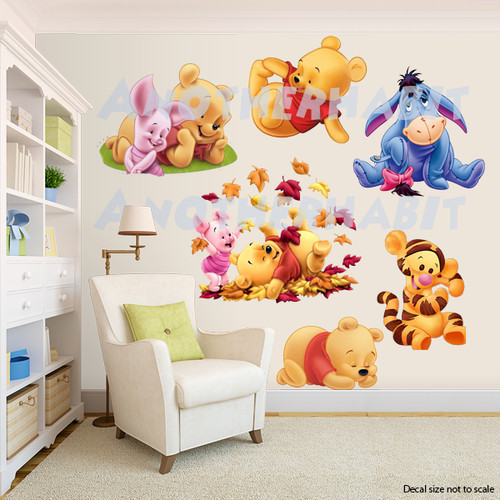 Adesivo murale winne - winne, pooh