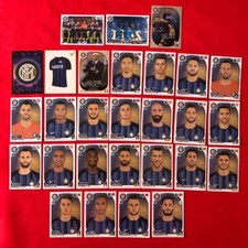 SQUADRA COMPLETA FIGURINE STICKERS CALCIATORI PANINI 2017-18 2018 INTER