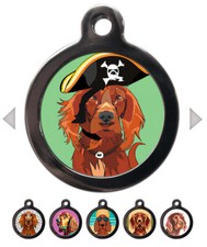 Setter Irlandese Pet ID Tag