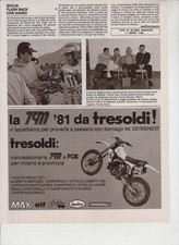 advertising Pubblicità MOTO TRESOLDI TGM 50 1981 MOTOITALIANE MOTOCROSS EPOCA