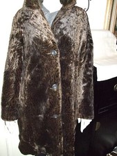 PELLICCIA ECOLOGICA SINTETIC FAUX FUR PELZ MACULATA TIGRATA LEOPARDATA ANIMALIER