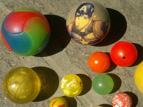 Palline vintage rimbalzanti - , di