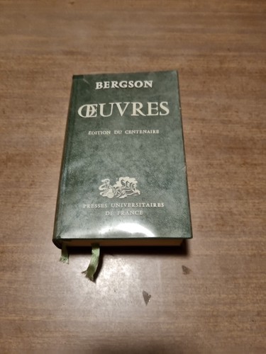 Bergson oeuvres - ,