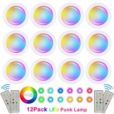 12x LED luce da incasso illuminazione per vetrina mobili illuminazione per scaffale armadio cucina